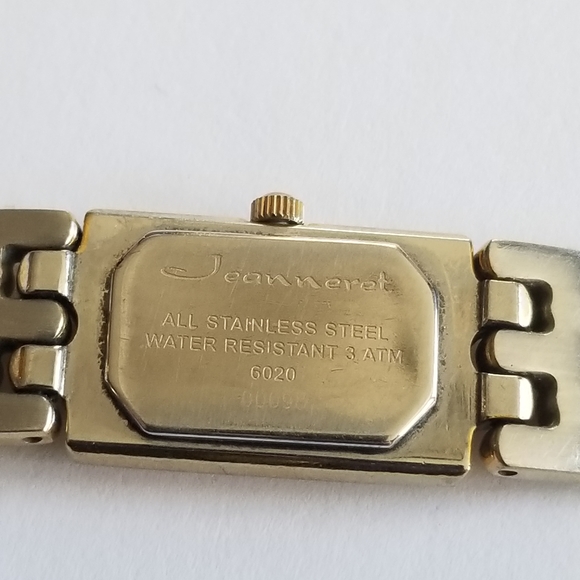 Relisted - Jeanneret Sapphire ladies wristwatch dress watch gold tone - Picture 15 of 16